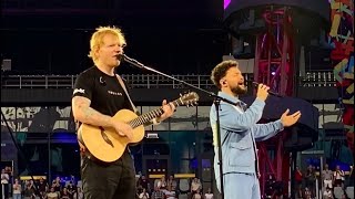 Ed Sheeran feat Calum Scott  You Are The Reason LIVE  Kaunas Lithuania  04082024 [upl. by Deste]