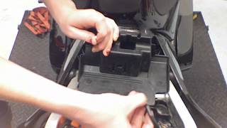 Alien Motion AM8 Battery Installation In Honda RC51 [upl. by Dnaletak]