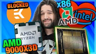 HW News  AMD 9800X3D GN Updates x86 Intel amp AMD Partnership EK Bank Accounts Blocked [upl. by Woodie]