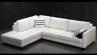 Minimalist L Shaped Leather For Small Living Room [upl. by Card848]