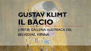 Gustav Klimt  Il bacio [upl. by Ssepmet]