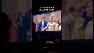 IL PARALLELISMO IN BRIDGERTON 2022 vs 2024 cinema cinematok bridgerton colinbridgerton netflix [upl. by Garretson]