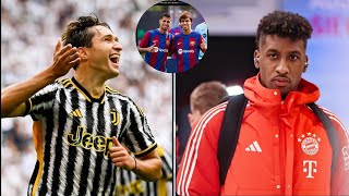 Kingsley Coman a été proposé au Barça  Federico Chiesa un candidat idéal  Actu Barca [upl. by Nodnahs650]