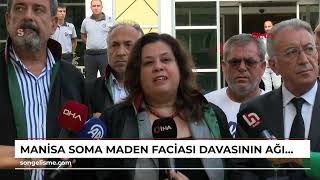 MANİSA Soma maden faciası davasının ağır cezada görülme talebine ret VİDEO EKLENDİ [upl. by Sinnej]