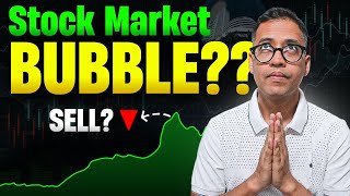 Stock Market in Bubble Time to EXIT Or REMAIN Invested Rahul Jain Analysis stockmarket [upl. by Nraa]