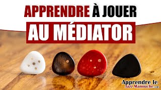 Comment apprendre à jouer AU MÉDIATOR à la guitare [upl. by Ahsercal907]