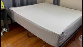 Molblly King Mattress 14 Inch Memory Foam Mattress Bed in a Box Review [upl. by Anertac]