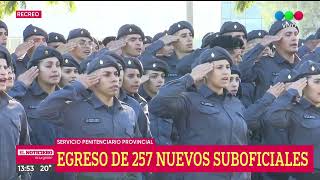 Egresaron 257 nuevos suboficiales en el Servicio Penitenciario provincial [upl. by Ayanahs501]