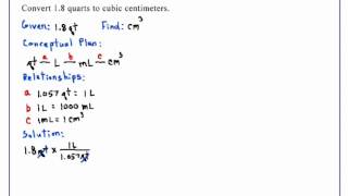 Unit Conversion Part 2 Chemistry [upl. by Bell]