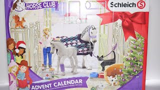 Schleich Horse Club Advent Calendar 2020 Unboxing  Schleich 98269 [upl. by Aiva]