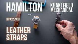 Hamilton Khaki Field Mechanical H69529933  Strap options  Part 3 [upl. by Arquit]