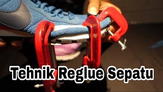 Cara Lem Sepatu Menggunakan G Clamp  Tehnik Reglue Sepatu Agar Merekat Kuat [upl. by Anolla]