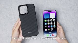 How to Use NFC in PITAKA iPhone 15 Series Cases Verify Authenticity and Access PitaStudio [upl. by Flynn]