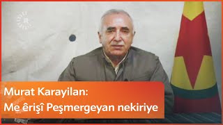 Murat Karayilan Pêşmergeyên li Metîna şehîd in [upl. by Queen]