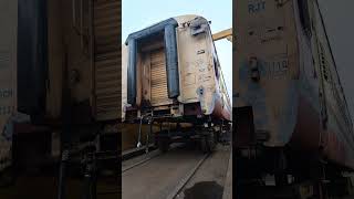 coach position changing machine indianrailways railway like train railway viralvideo [upl. by Htessil]