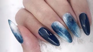 Ombre nail Craete with gel polishombre nail art tutorialgel polish ombre nail art tutorial [upl. by Thynne211]