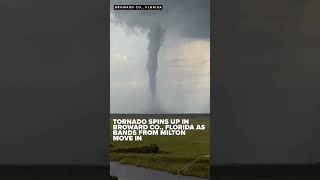 Hurricane Milton spurs tornado in Florida [upl. by Eak954]