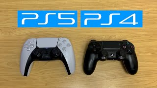 PS5 controller vs PS4 controller  Is it actually better PS5 DualSense controller [upl. by Nirot]