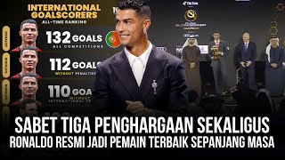 MALAM PENUH PENGHARGAAN❗Ronaldo Resmi Sabet 3 Penghargaan Sekaligus 🥶 Sindiran Keras Untuk Messi [upl. by Aynotal862]