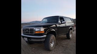 1996 OBS Ford Bronco XLT 4x4 58 V8 Deep Dive [upl. by Rojam915]