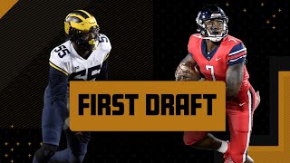 Mel Kipers 2Round Mock Draft Will Malik Willis or Kenny Pickett go Top 10  First Draft [upl. by Nosyd]