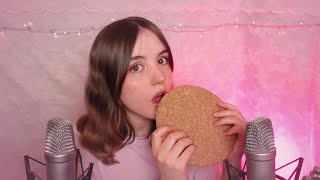 ASMR Tapping on Cork coaster 💤 No Talking 💤 [upl. by Marguerita]