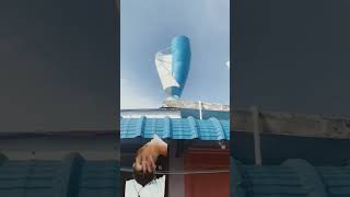 free enargy 24 hour mini wind turbine vertical 600w solar windturbine turbine short viral tren [upl. by Deth431]