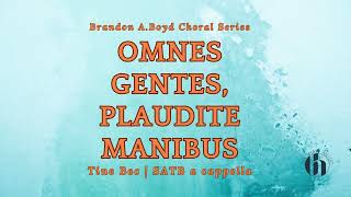 Omnes Gentes Plaudite Manibus  Tine Bec  SATB [upl. by Erna]