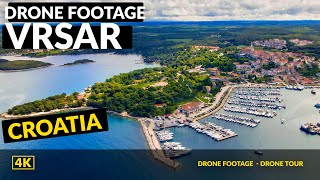 VRSAR KROATIEN  CROATIA  ISTRIA  DRONE VIDEO  4K [upl. by Ecinrev702]