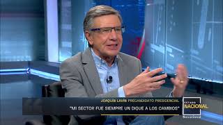 Joaquín Lavín por aborto en tres causales quotEstoy en contra de la causal de violaciónquot  24 Horas [upl. by Eednil709]