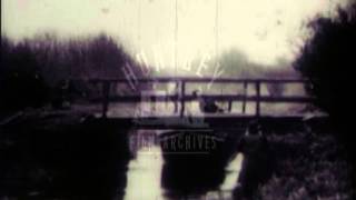 Basingstoke Canal 1910s  Film 34215 [upl. by Amikehs]