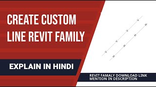 Create custom line Revit family [upl. by Lledra]