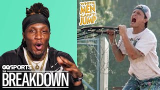 Professional Dunker Breaks Down Iconic Dunks in Movies  GQ Sports [upl. by Hesper]