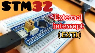 External Interrupt using STM32  GPIO  HAL  STM32CubeIDE  Cortex M0  M4 [upl. by Yennep]