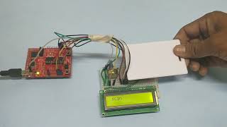 RFID Interfacing with MSP430 Launchpad [upl. by Alhak]