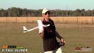 FMS 800mm V Tail Glider FULL Flight Demo and REVIEW By RCINFORMER [upl. by Marsh]