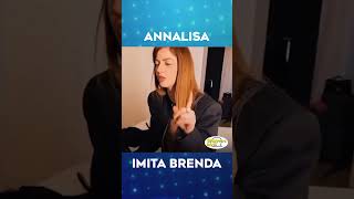 Annalisa che imita brenda che imita Annalisa gialappashow annalisa tv8it Sanremo2024 [upl. by Nosyaj490]