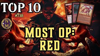 The Most BROKEN Red Cards EVER Printed  Every Banned Red Card in Magic the Gathering [upl. by Rab598]