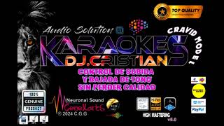 Aventurero  MIGUEL ALEJANDRO KARAOKE REMASTERIZADO [upl. by Ettesel917]