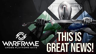 THE BEST FEATURE IN CROSSPLAY IS FINALLY HAPPENING  WARFRAME [upl. by Jeroma]