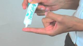 NewGelE Gel for Post Laser Scar Keloid Scars Product Demo Silicone Gel wwwnewgelpluscom [upl. by Aliab]