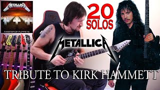 Tribute to Kirk Hammett  20 of his Best Solos  by Ignacio Torres NDL [upl. by Parris292]