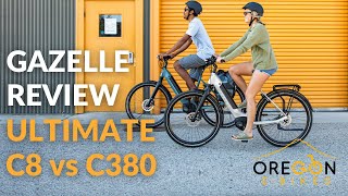 EBike Review NEW Gazelle Ultimate C8 vs C380 [upl. by Gainer]