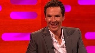 Benedict Cumberbatch cant say quotPenguinsquot  The Graham Norton Show Series 16 Episode 5  BBC [upl. by Hurff]