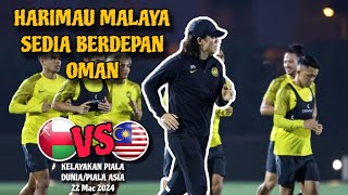 HARIMAU MALAYA SEDIA BERDEPAN OMAN  KELAYAKAN PIALA DUNIAPIALA ASIA [upl. by Anoved9]