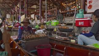 Damnoen Saduak Floating Markets the most famous floating market in the world [upl. by Sidnarb]