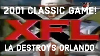 2001 XFL Retro Football Classic  Los Angeles DESTROYS Orlando with commercials 🏈📼📺😎 [upl. by Eanrahc]