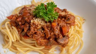 Cara yang Mudah Nak Sediakan Spaghetti Bolognese Sedap [upl. by Dalila10]