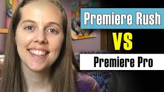 Adobe Premiere Rush vs Adobe Premiere Pro  Video Editing Software Review [upl. by Daigle]