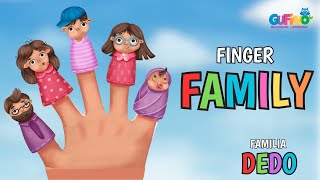 Finger Family Song 👨‍👩‍👧‍👦  Bilingual English amp Spanish Song  Learn with Gufino [upl. by Gnat557]